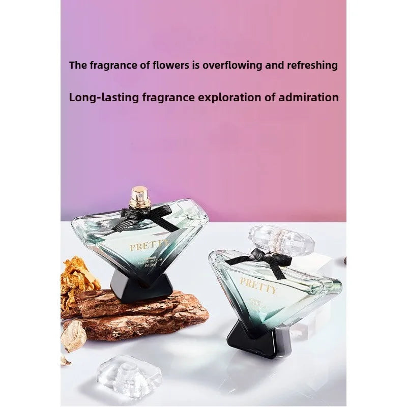 Beautiful Flawless Perfume 100ml – Fruity Floral Scent with Bergamot Peach Jasmine and Musk Long-Lasting Fragrance for All Skin