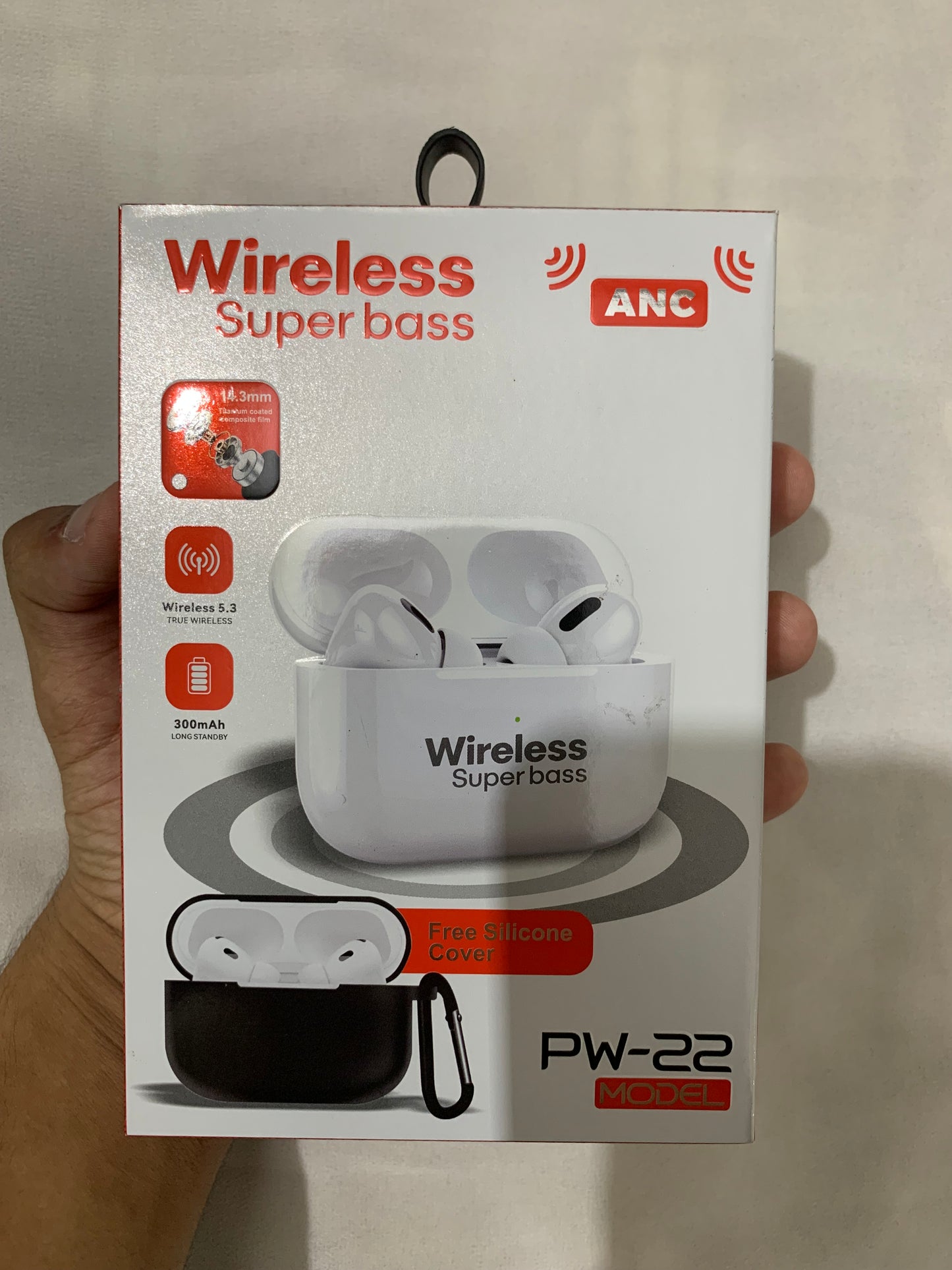 Super Bass EarBuds  With Excellent Noise Cancellation With Cover