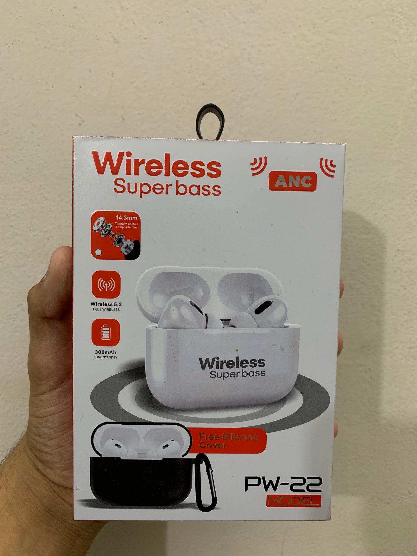 Super Bass EarBuds  With Excellent Noise Cancellation With Cover