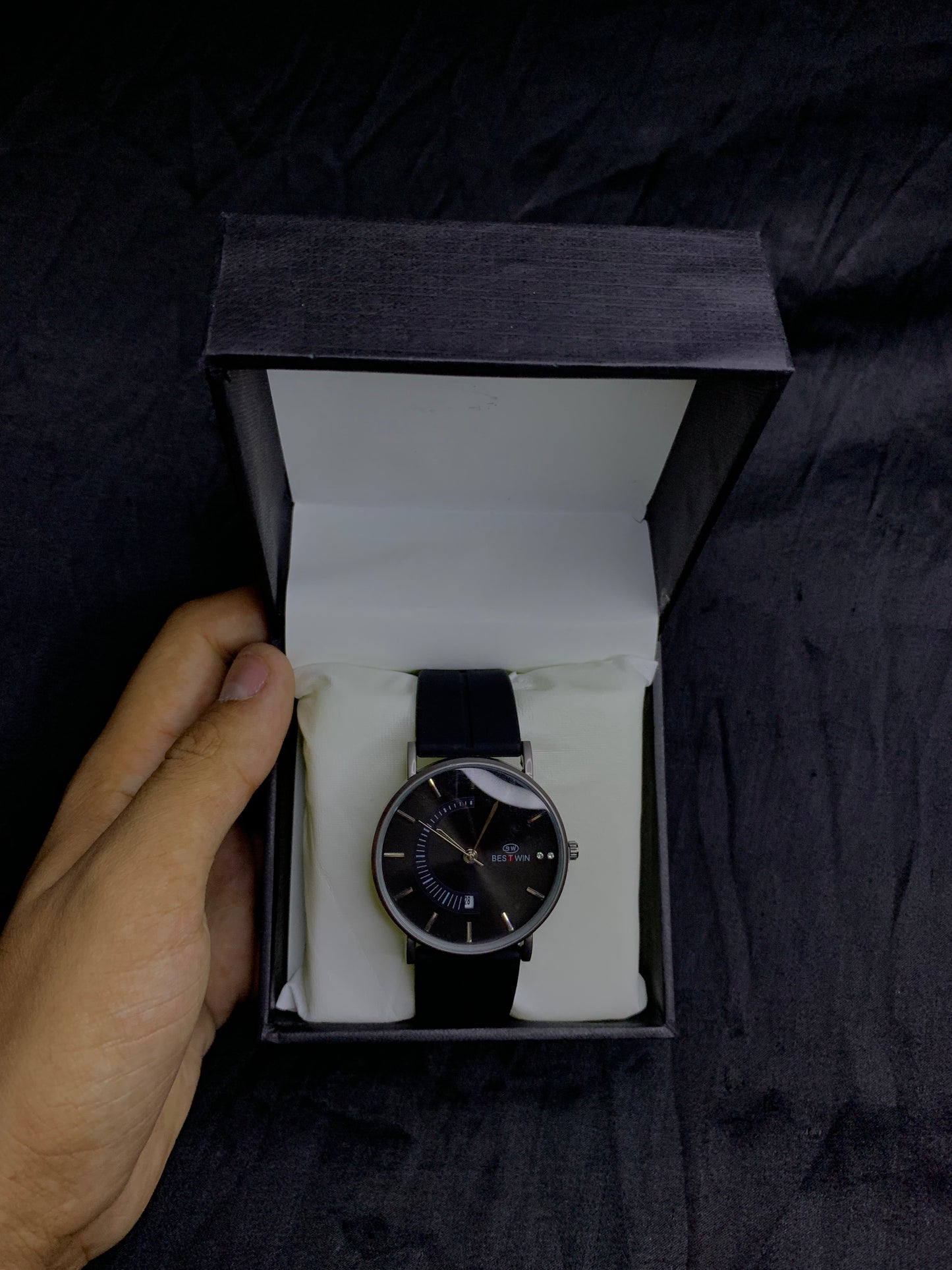 Silicon Strap Graceful Watch For Men