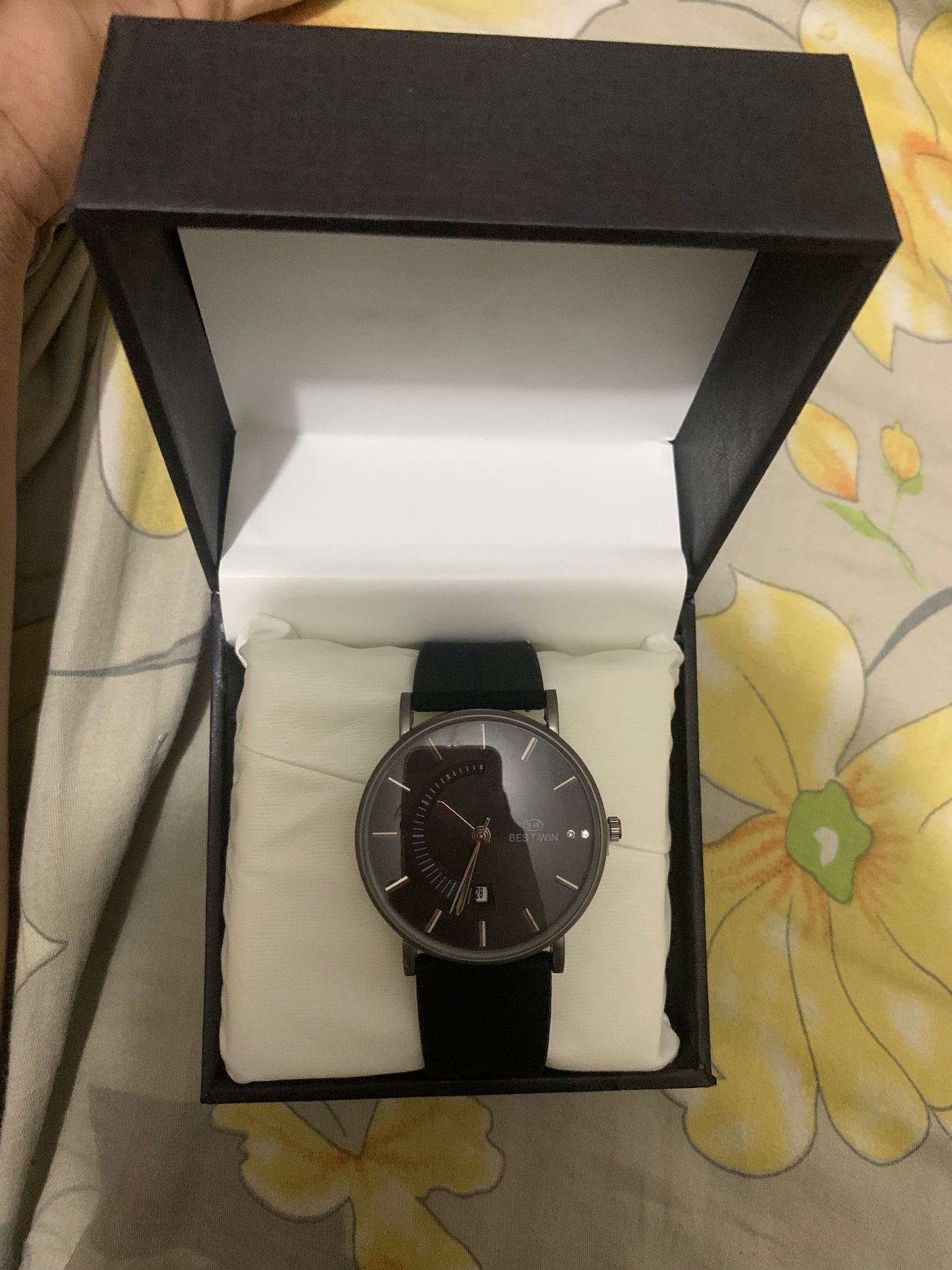 Silicon Strap Graceful Watch For Men
